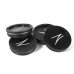 Z Centercaps | Satin Black + White Z