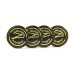 5-Piece Centercaps | Satin Black + Yellow Z + Carbon Fibre Inlay