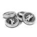 5-Piece Centercaps | Silver + White Z + Carbon Fibre Inlay