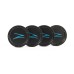 Z Centercaps | Satin Black + Blue Z